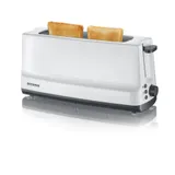 Severin AT 2232 Automatik Langschlitztoaster Start Weiß-Grau