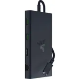 RAZER USB-C Dock 4K Schwarz | 2x USB-C, 4x USB-A, Ethernet, HDMI, 3,5mm Klinke