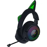 Razer Kraken Kitty V3 Pro Schwarz - Kabelloses RGB-Kitty-Headset für Gaming