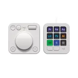 Logitech MX Creative Console Pale Grey - MX Creative Dialpad, MX Creative Keypad, USB-C, Unterstützt Logi Options+