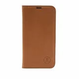 JT Berlin Echtleder BookCase Tegel für iPhone 17 Pro Max cognac