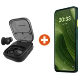 Das Fairphone (Gen. 6) Dual-SIM 8GB/256GB grün Android 15 Smartphone + Fairbuds True Wireless Earbuds