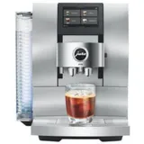 JURA Z10 (EB) Kaffeevollautomat, 51 Spezialitäten, 4,3"-Touchscreen, WiFi, Light & Cold Brew, Sweet Foam mit Sirup- & Schokoaufsatz, Coffee Timer, Aluminium White