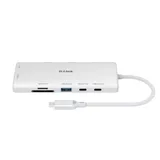 D-Link DUP-A01 10-In-1 USB-C Hub mit HDMI/Kartenleser/USB-C Ladeanschluss