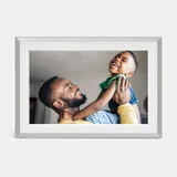Aura Frames AF905 Photoframe Carver Mat - Clay with white mat 25,4cm (10") Digitaler Bilderrahme