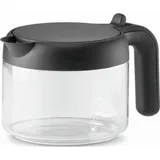 Delonghi DLSC021 Glaskanne für Kaffee-/Espressomaschinen Transparent-Schwarz