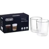 Delonghi DLSC31 Thermogläser Kaltgetränke Medium Transparent 2er Set