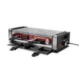 Unold 48760 Raclette Delice Basic 1.200 Watt schwarz/silber Naturstein
