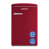 Medion MD37790 Retro-Kühlschrank rot