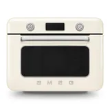 Smeg 50's Style Kombi-Tisch-Dampfbackofen Creme