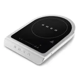 Smeg Portables Tisch-Induktionskochfeld Collezione Aesthetic Weiß-Matt