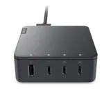 Lenovo Go Multiport-Ladegerät 130W, USB-C Stromversorgung, 3x USB-C, 1x USB-A