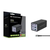 Conceptronic OZUL06BE 6-Port 200W GaN USB PD Charger mit USB-C Netzteil