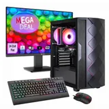Hyrican GAMEMAX MegaDeal Diamond BK SET2695 7795 Ryzen 5 5500 16GB 1TB SSD RTX 5050 + MSI PRO MP2412 Monitor 60cm (24")