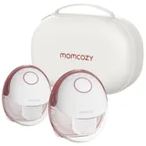Momcozy M6 Milchpumpe, Doppel, mit Akku, Aufbewahrungsbox