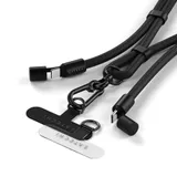 Satechi OntheGo Crossbody Lanyard Kabel Schwarz