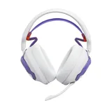 JBL Quantum 650 Wireless Over-Ear-Gaming-Headset, weiss/violett
