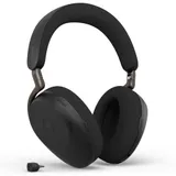 Jabra Evolve3 85 MS Schwarz Kabelloses Bluetooth-Headset inkl. USB-C Dongle und kabellosem Ladepad, ANC (Aktive Geräuchunterdrückung)