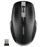Cherry MW 2310 2.0 Schwarz – Kabellose Desktop-Maus, 2400 DPI, 2.4 Ghz USB-A Empfänger, 2x AA Batterie