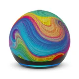 Amazon Echo Dot Kids (2025) - Regenbogenwirbel, WLAN- und Bluetooth-Lautsprecher mit Alexa