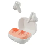 Skullcandy Smokin' Buds True Wireless drahtlose Kopfhörer, weiß/orange Bluetooth In-Ear