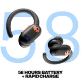 Skullcandy Push ANC Active True Wireless drahtlose Kopfhörer, schwarz Bluetooth In-Ear