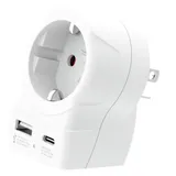 SKROSS Europa für USA USB AC20PD Reiseadapter mit USB 1.500284-E