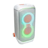 JBL PartyBox STAGE 320 Bluetooth-Lautsprecher weiß mit Akku und Lichteffekten