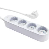 Shelly Power Strip 4 Gen4 Smarte Steckdosenleiste WLAN Zigbee Matter BT weiß