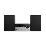 Philips TAM4205M2/12 Heim-Audio-Mikrosystem mit CD USB BT schwarz/silber