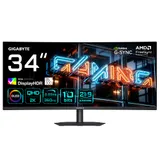 GIGABYTE MO34WQC36 34 Zoll UWQHD QD-OLED Curved Gaming Monitor 360 Hz 21:9 DP/HDMI/USB-C