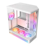 NZXT H6 RGB+ 2026 Mid-Tower Airflow Gaming Gehäuse Weiß Glasfenster