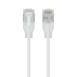 Ubiquiti UniFi Etherlighting Patchkabel Cat6A 24x 0,15 m Weiß – Ultra Slim RJ45 Netzwerkkabel mit 10 Gbit/s, PoE++ und Etherlighting (UACC-Cable-Patch-EL-C6A-0.15M-W)