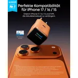 Anker Nano Ladegerät (45W, Smart Display) ActiveShield 5.0, GaN, Steinschwarz