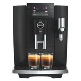 JURA E8 (ED) Kaffeevollautomat, 27 Spezialitäten, 3,5''-Farbdisplay, WiFi-fähig, Hot & Light Brew, Sweet Foam mit Sirup- & Schokoaufsatz, Energiesparmodus, Piano Black