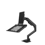 BenQ LTB01 Universal Notebookhalterung für Monitorarm für bis zu 17" Notebooks Schwarz