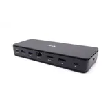 i-tec Thunderbolt 4 Dock Gen3 - 8K/4K, 2x DP, 1x 2.5 GBit LAN, 4x USB-A (5 Gbps), 1x USB-A 2.0, 1x USB-C, SD/FC, 92W PD, 140W USB-C Netzteil