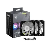 MSI MAG F120 ARGB Reverse 120mm Lüfter schwarz 3er Pack