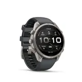 Garmin Fenix 9 Pro - 47 mm, AMOLED Graphit/Schwarz Titan mit QuickFit®-Silikon-Armband
