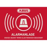 ABUS Warnaufkleber Alarm mit ABUS Logo 74 x 50mm