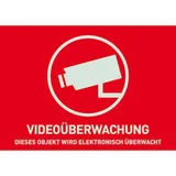 ABUS Warnaufkleber Videoüberwachung mit ABUS