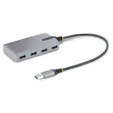 StarTech.com 4-Port USB 3.0 Hub 4x USB-A, Überstromschutz (OCP), Wake on USB