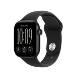 Apple Watch Series 12 GPS + Cellular 42mm Black Aluminium Case with Black Sport Band - S/M