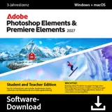 Adobe Photoshop & Premiere Elements 2027 Lehrer & Studenten 3 Jahre Download-Code