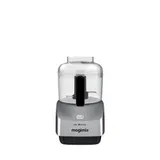 Magimix Le Micro Küchenmaschine Matt Chrome Kompakt-Zerkleinerer mit Edelstahlmesser