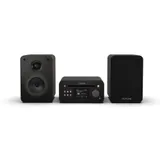 Pure Classic Stereo Mini Stereoanlage DAB+/FM, Bluetooth, CD, USB braun/Walnuss