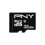 PNY Performance Plus 32 GB microSDHC Speicherkarte (C10) Schwarz