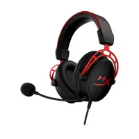 HyperX Cloud Alpha Gaming-Headset Schwarz-Rot, kabelgebunden, passend für PC, PS5, PS4, Xbox Series X|S, Xbox One, Nintendo Switch, Mobilgeräte