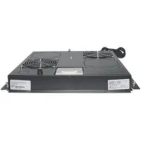 Intellinet Kühleinheit 2 Lüfter für 19" Racks Deckenmontage schwarz