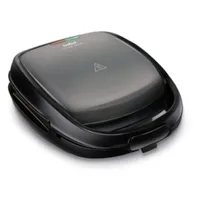 Tefal SW 341B Snack Time Waffel-/Sandwichmaker Schwarz/Grau
